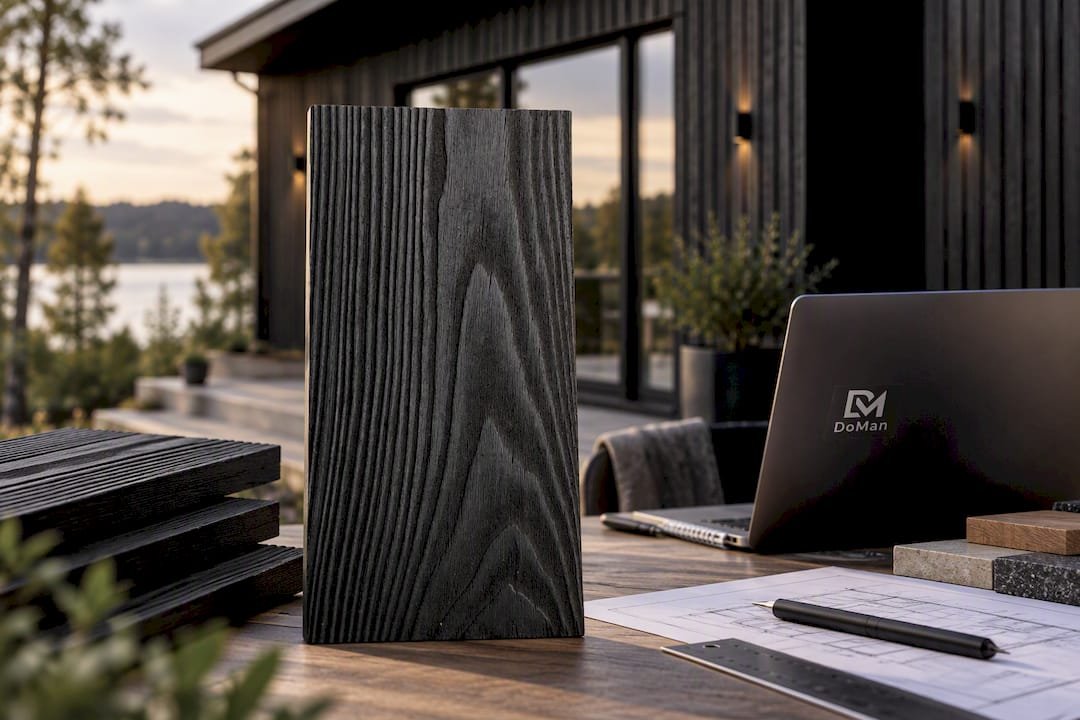 Träpanel Black Norrländsk tall/gran