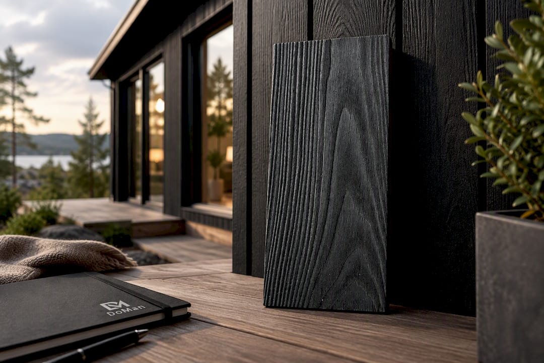 Träpanel Black Norrländsk tall/gran