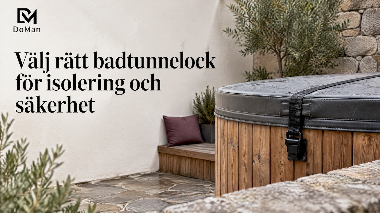 Låsbart isolerat lock till badtunna